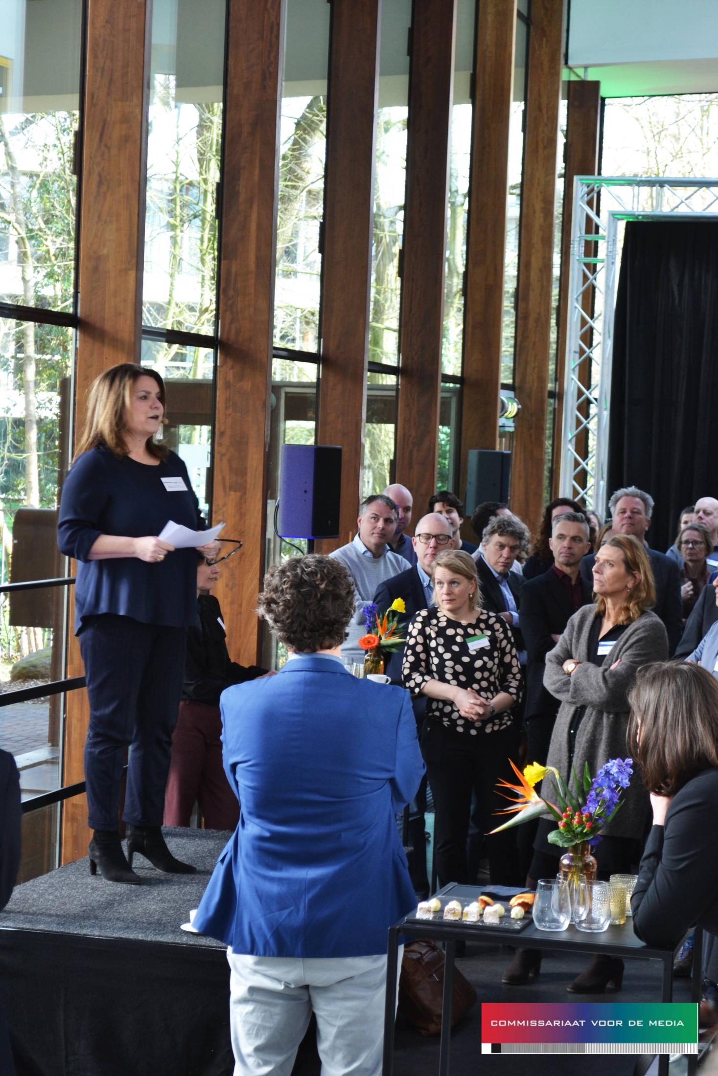 Voorzitter Renate Litjens heet de stakeholders welkom